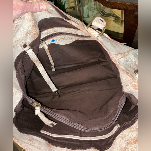 NWT Bed Stu Leather Rockaway Shoulder Crossbody Bag Tote Nectar Lux MSPR $345 - Picture 10 of 16